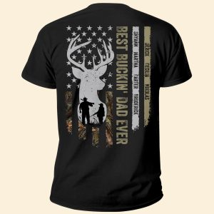 Best Buckin' Dad Ever - PersonalizedOne Size Shirt