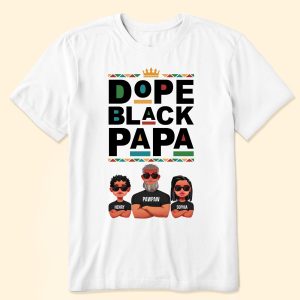 Dope Black Grandparents - PersonalizedOne Size Shirt